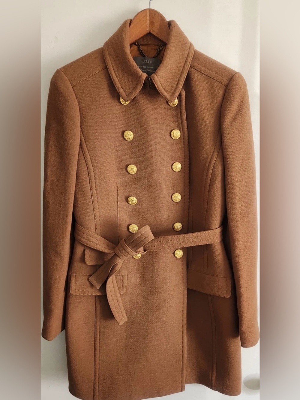 J. Crew ✨LIMITED EDITION ✨Camel Townhouse Double-Breasted Trench Coat - Picture 7 of 16